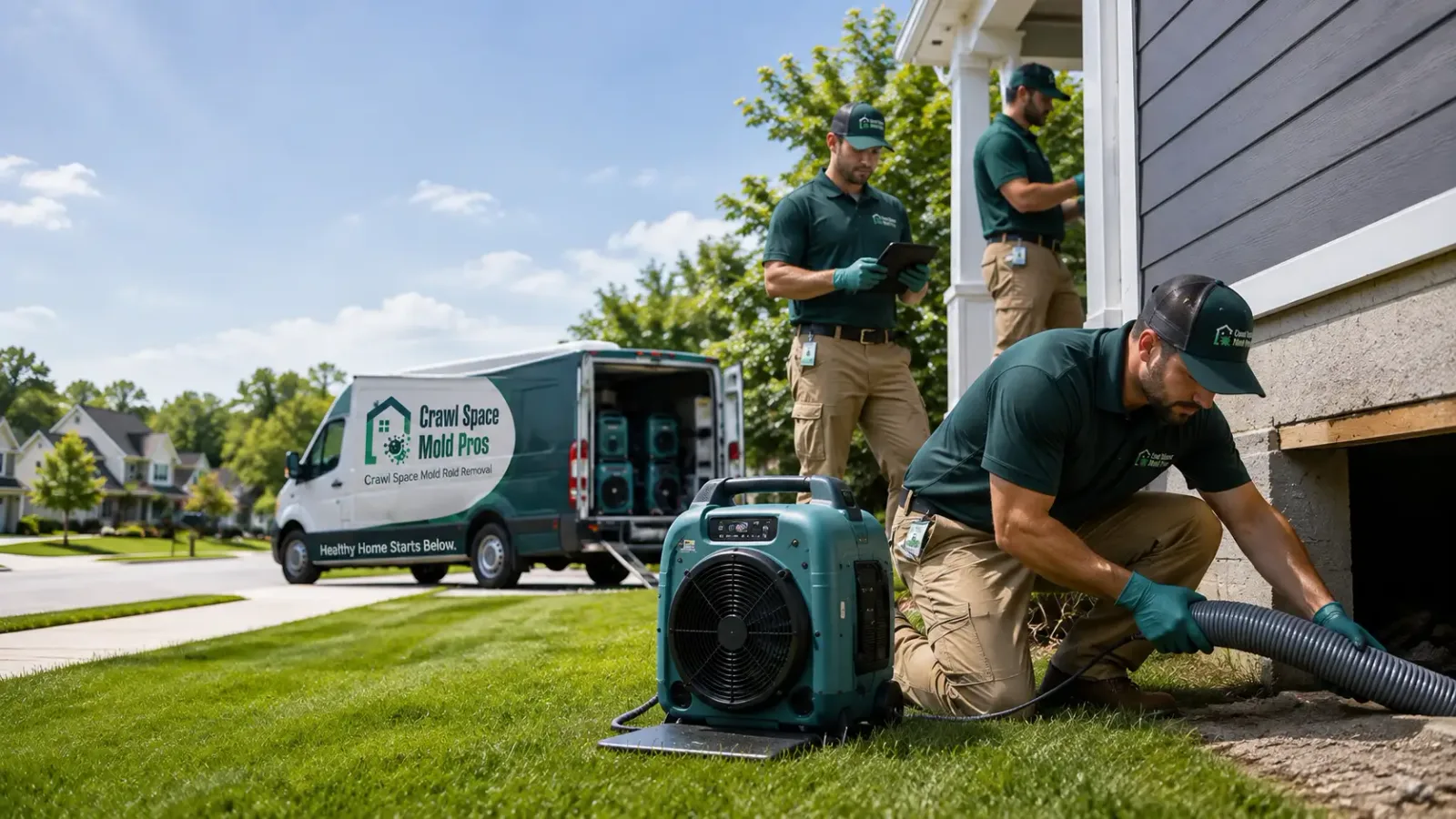 Crawl Space Mold Removal in Santa Maria, TX